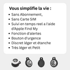 Tracker vélo étanche et discret, traceur pour vélo longue distance avec GPS traceur vélo compatible iOS