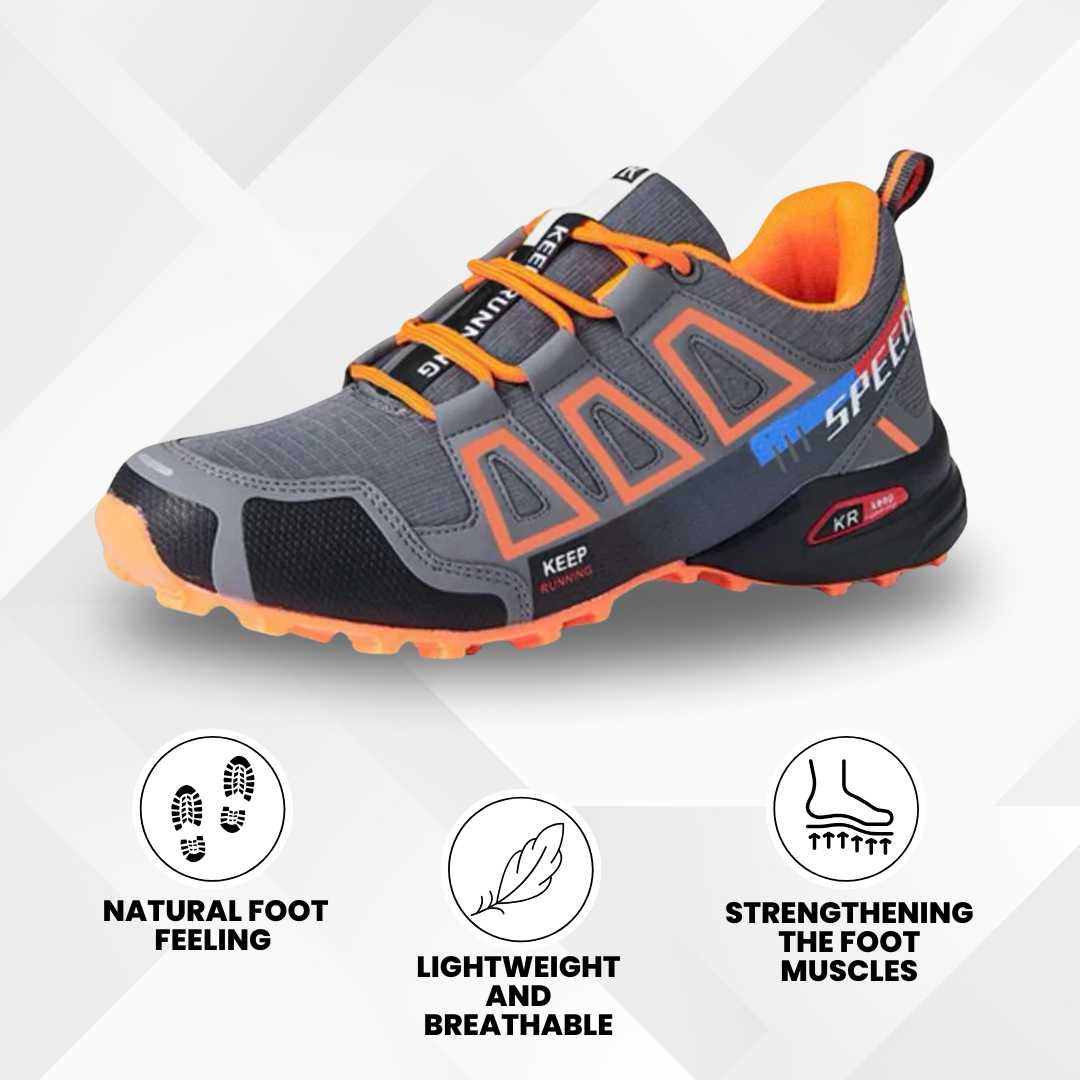 Ergonomic Waterproof Hiking Shoes | Non-Slip, Breathable & Designed for Pain Relief and All-Day Comfort