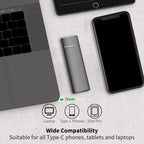 SSD Portatile 5TB – Hard Disk Esterno ad Alta Capacità con Velocità di Trasferimento Ultra Rapide