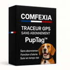 Collier GPS chien étanche et léger, collier GPS pour chien avec traceur GPS fiable sans abonnement