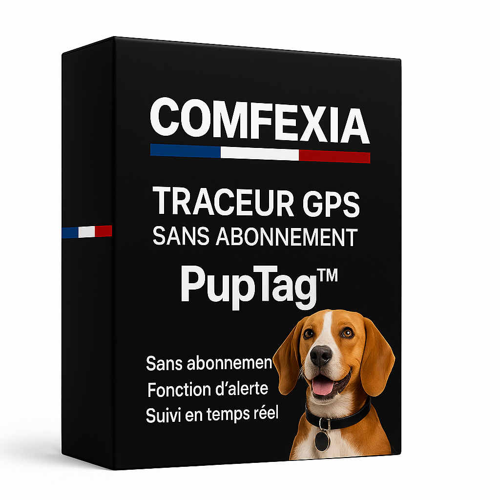 Collier GPS chien étanche et léger, collier GPS pour chien avec traceur GPS fiable sans abonnement
