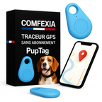 Collier GPS chien étanche et léger, collier GPS pour chien avec traceur GPS fiable sans abonnement