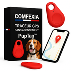 Collier GPS chien étanche et léger, collier GPS pour chien avec traceur GPS fiable sans abonnement