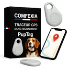 Collier GPS chien étanche et léger, collier GPS pour chien avec traceur GPS fiable sans abonnement