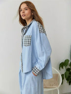 Women's Soft Cotton Pyjama Set | Lightweight, Breathable & Ideal for Relaxing Evenings at Home