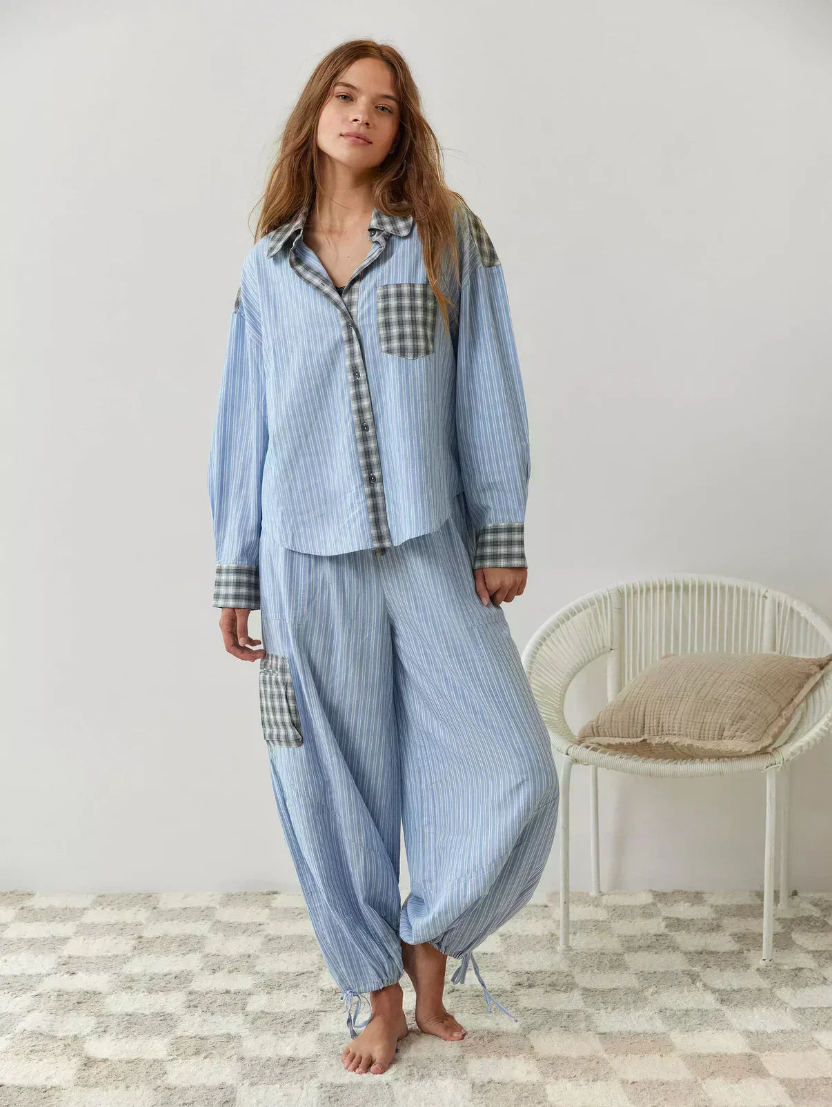 Women's Soft Cotton Pyjama Set | Lightweight, Breathable & Ideal for Relaxing Evenings at Home