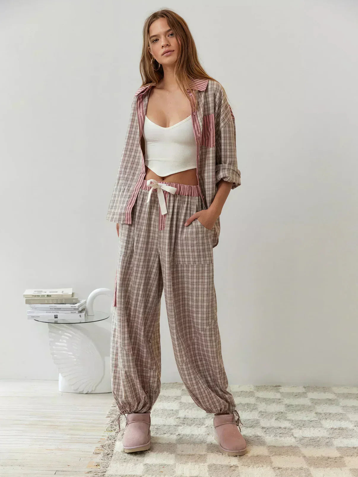 Women's Soft Cotton Pyjama Set | Lightweight, Breathable & Ideal for Relaxing Evenings at Home