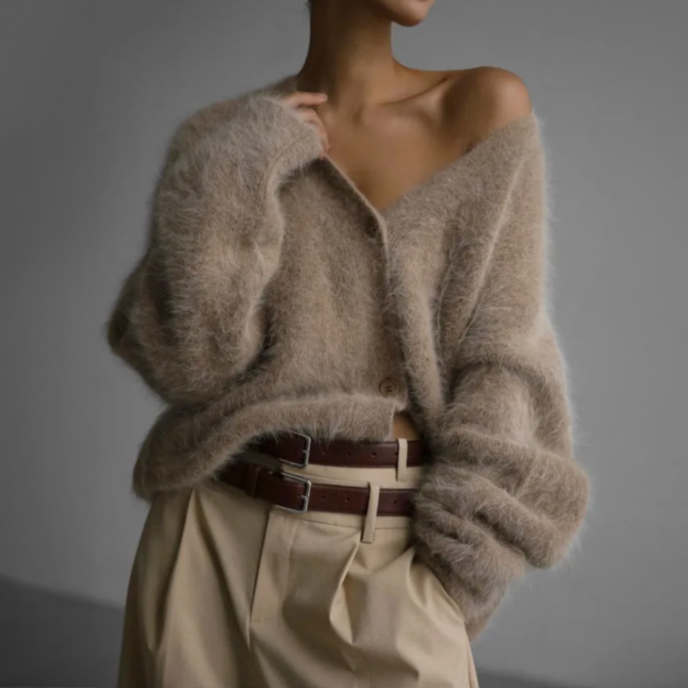 Cashmere Cardigan Sweater for Women | Soft, Warm & Flattering Fit for Casual or Dressy Occasions