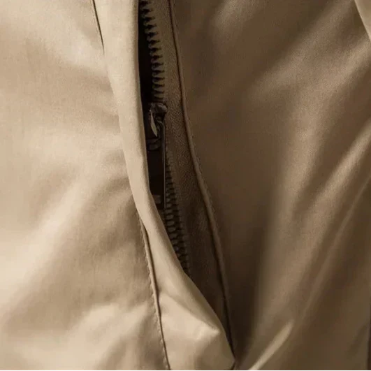 Men's Lightweight Zip-Up Bomber Jacket | Ribbed Trim & Classic Style for Casual Outfits