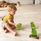 Papagei Sprechen Spielzeug – Interaktiver sprechender Papagei für Kinder, wiederholt Stimmen & bewegt sich