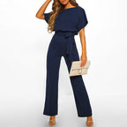 Women’s Belted Wide-Leg Jumpsuit | Flowy, Comfortable & Ideal for Day to Night Wear