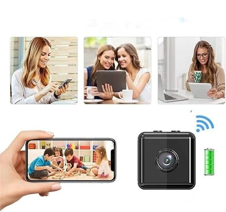 Mini Überwachungskamera Indoor – Drahtlose 1080p Kamera mit Bewegungserkennung & App-Steuerung