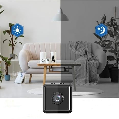 Mini Überwachungskamera Indoor – Drahtlose 1080p Kamera mit Bewegungserkennung & App-Steuerung