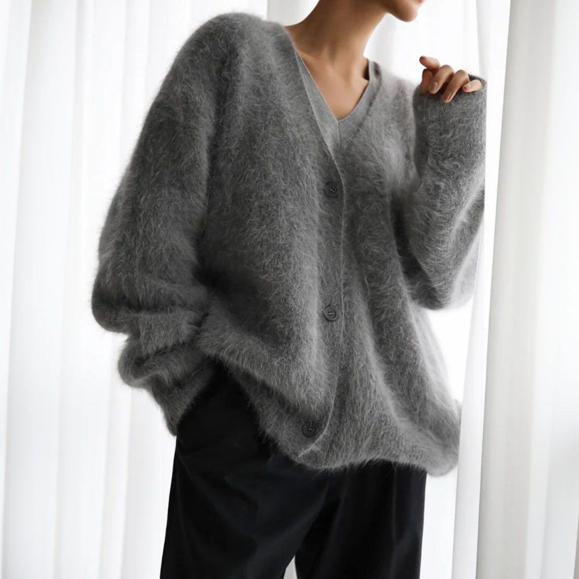 Cashmere Cardigan Sweater for Women | Soft, Warm & Flattering Fit for Casual or Dressy Occasions