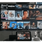 Passerelle multimédia TV 4K avec clé HDMI WiFi pour streaming et connexion Android TV