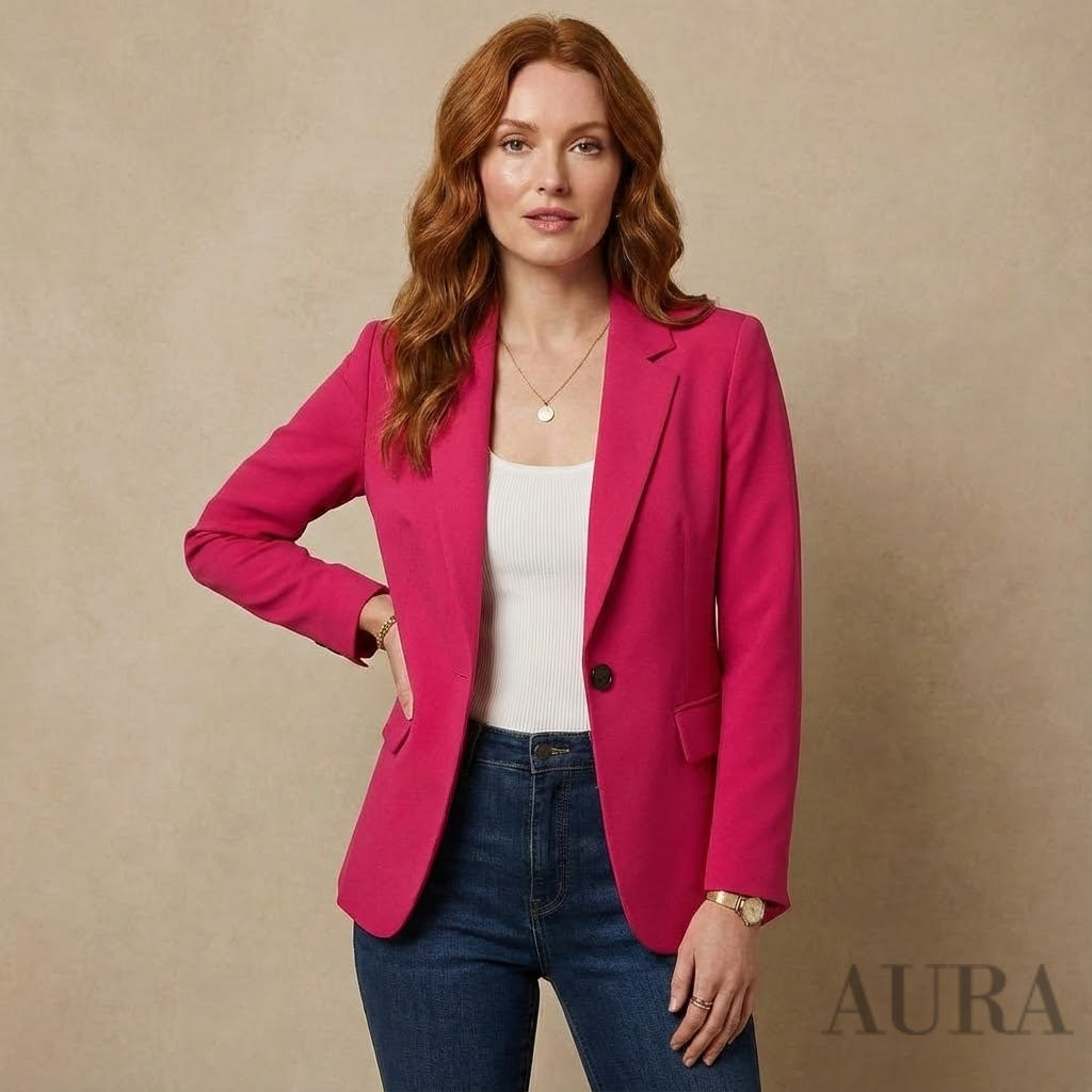 Women's Fitted Blazer - Tailored Stretch