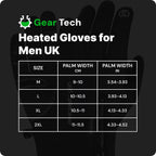 Gants Chauffants Homme | Gants d’Hiver Thermiques Imperméables avec Chauffage & Fonction Tactile