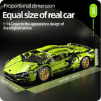 Ferngesteuerter Lamborghini als Modellauto zum Zusammenbauen – Technik-Bausatz für Kinder & Erwachsene