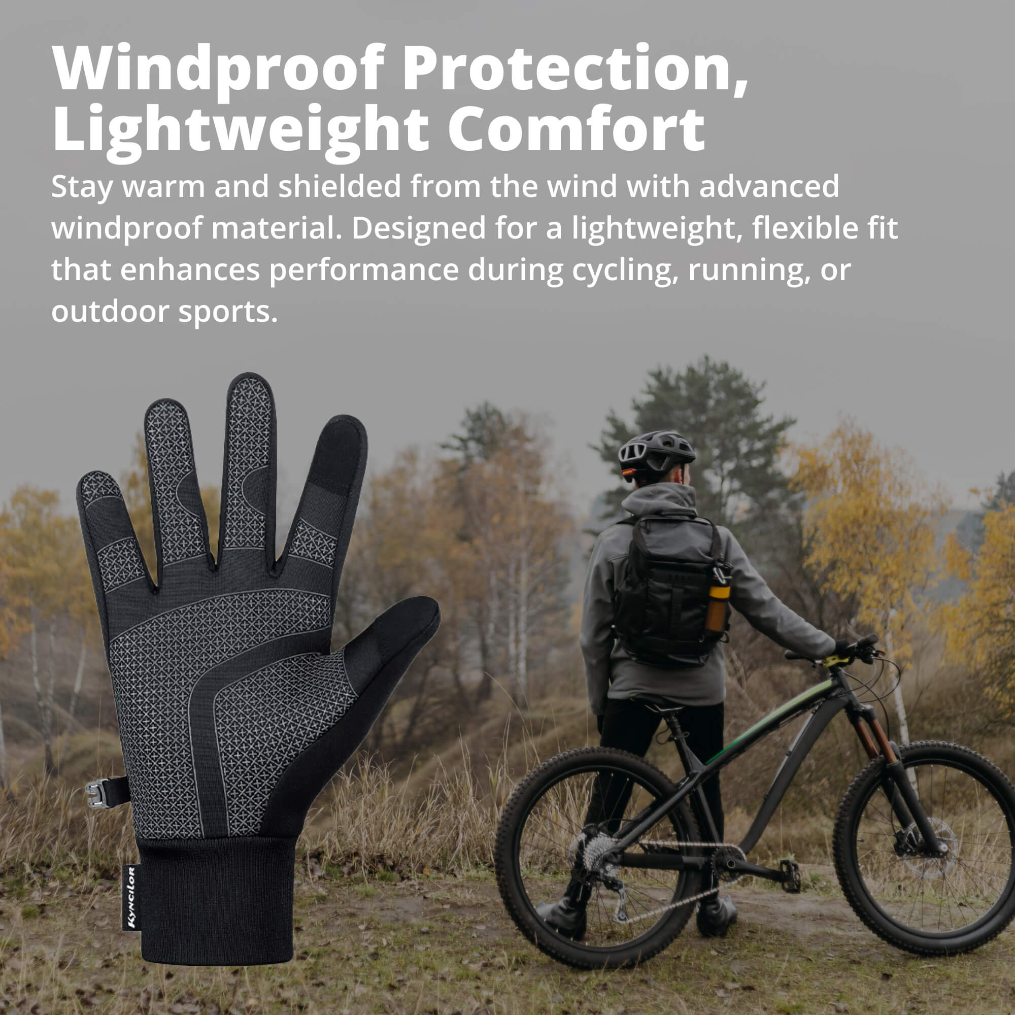 Gants de Cyclisme Hiver Thermiques | Imperméables, Coupe-Vent & Tactiles – Gants Chauds pour Hommes & Femmes
