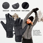 Gants de Cyclisme Hiver Thermiques | Imperméables, Coupe-Vent & Tactiles – Gants Chauds pour Hommes & Femmes