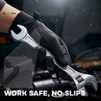 Gants de Travail Hiver Imperméables | Gants Thermiques Antidérapants Durables avec Écran Tactile pour Extérieur