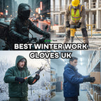 Gants de Travail Hiver Imperméables | Gants Thermiques Antidérapants Durables avec Écran Tactile pour Extérieur