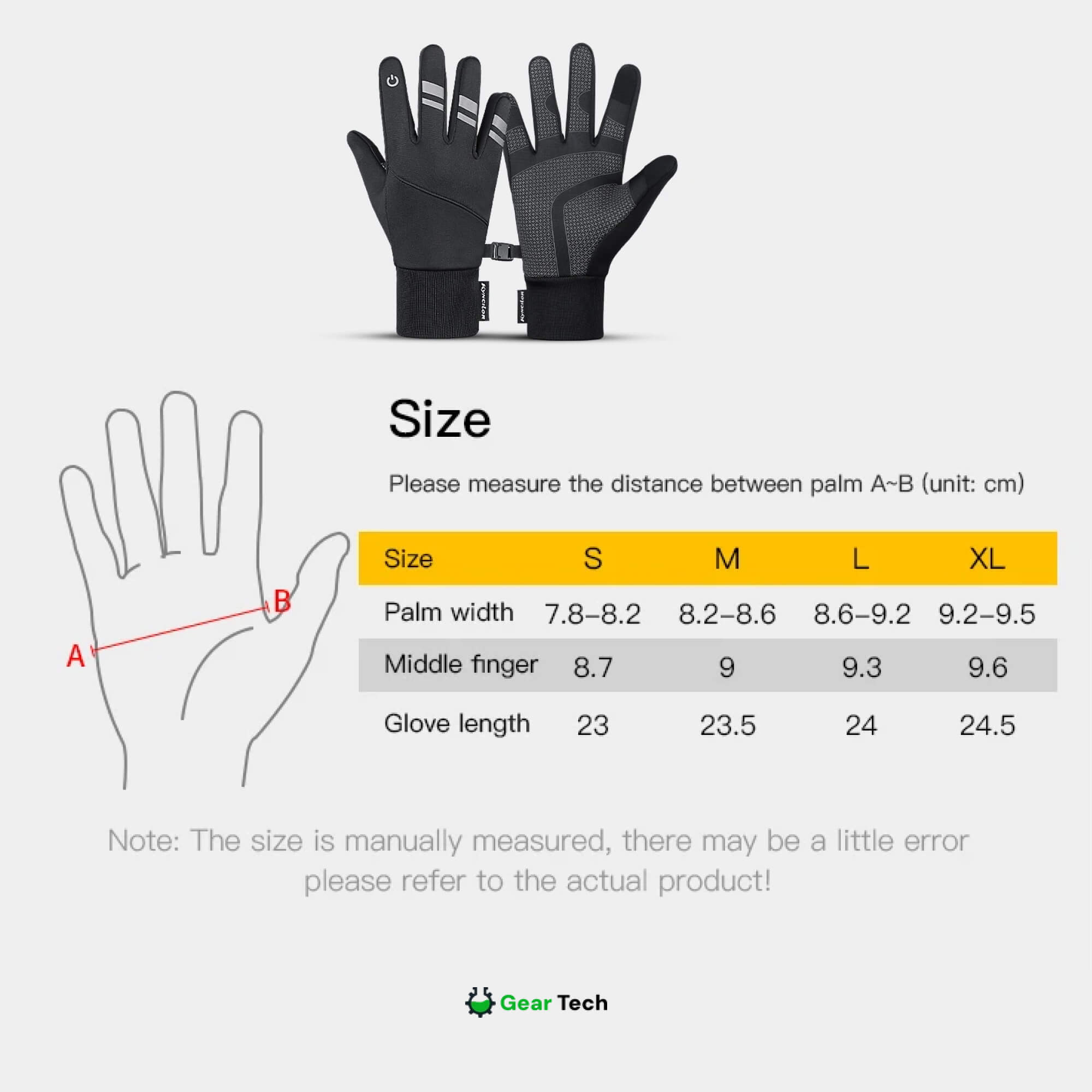 Gants de Travail Hiver Imperméables | Gants Thermiques Antidérapants Durables avec Écran Tactile pour Extérieur