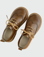 Women's Wide-Fit Oxford Shoes | Comfortable Brogue Design with Durable Sole for Casual & Semi-Formal Wear