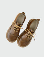 Women's Wide-Fit Oxford Shoes | Comfortable Brogue Design with Durable Sole for Casual & Semi-Formal Wear