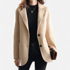 Women’s Structured Blazer Coat | Tailored, Buttoned Design for Business & Smart Casual Wear