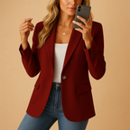 Women's Fitted Blazer - Tailored Stretch