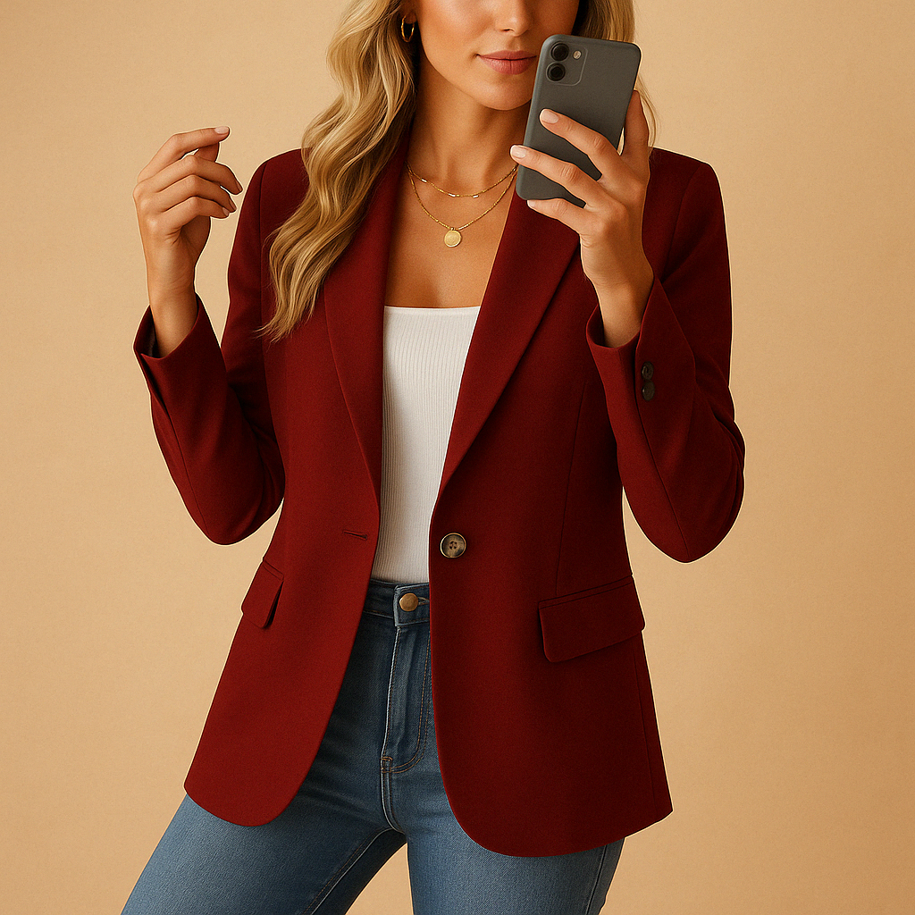 Women's Fitted Blazer - Tailored Stretch