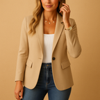 Women's Fitted Blazer - Tailored Stretch