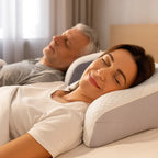 Orthopädisches Kissen Testsieger – Ergonomisches Schmetterlingskissen für erholsamen Schlaf, 37×62 cm