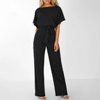 Women’s Belted Wide-Leg Jumpsuit | Flowy, Comfortable & Ideal for Day to Night Wear