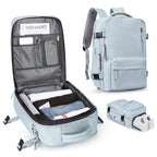 Damen Reiserucksack – wasserdichter Travel Rucksack für Frauen, vielseitiger Reiserucksack für unterwegs