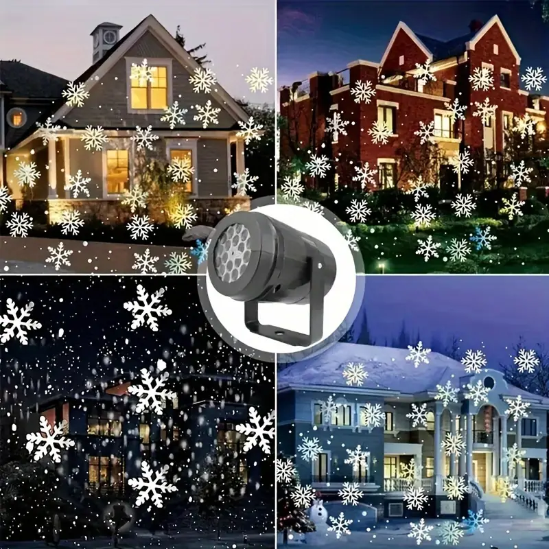 Schneeflocken Projektor Outdoor LED – Für winterliche Lichteffekte im Innen- und Außenbereich
