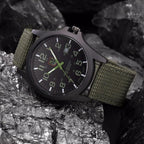Orologio da uomo in tela impermeabile stile militare