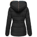 Women's Insulated Puffer Jacket | Slim Fit, Hooded Design for Cold Weather Comfort