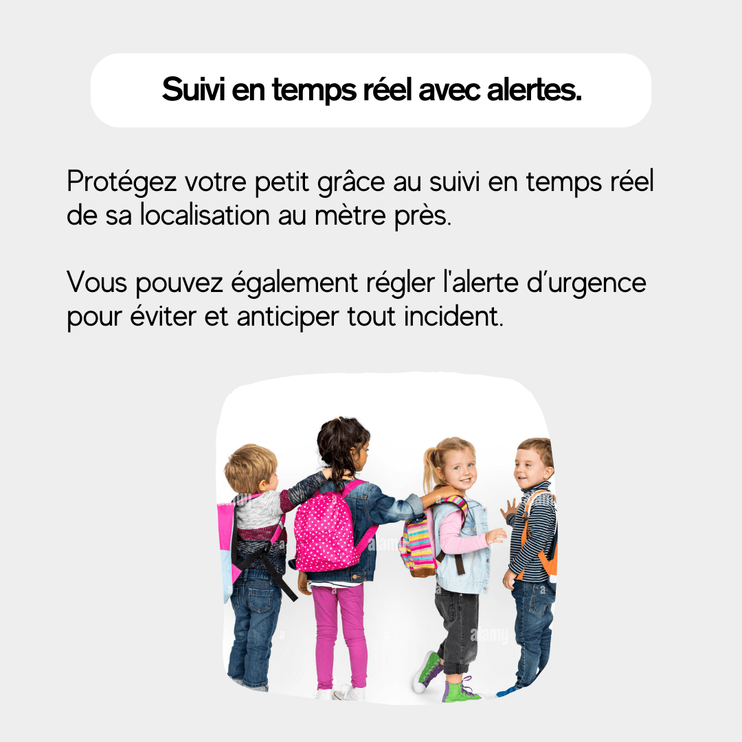 Montre GPS Pour Enfant avec Fonction d'Alertes - Havenridges