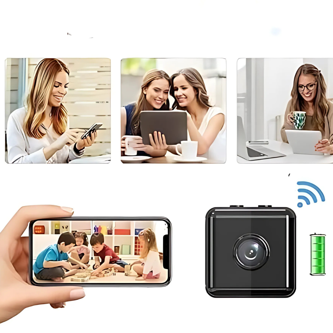 Microcamera Spia WiFi 1080P Videocamera Sorveglianza Wireless