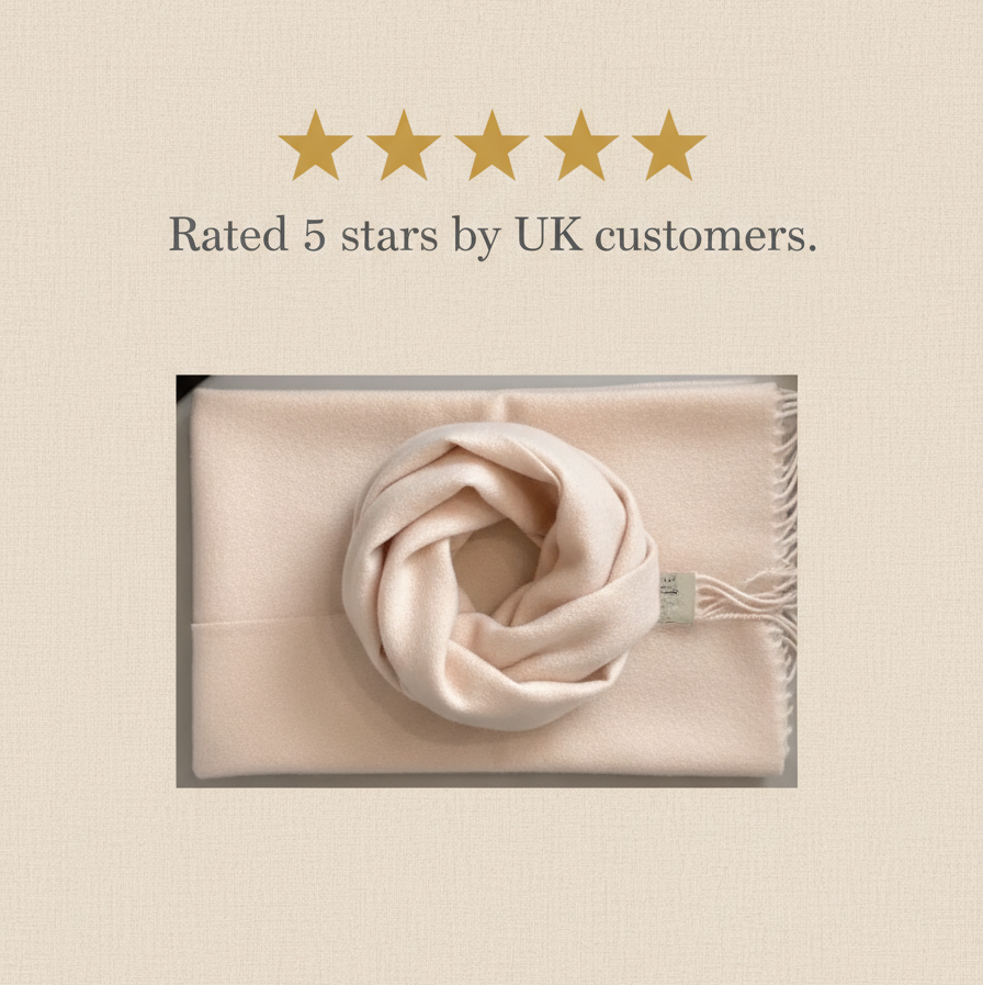 Wool Scarf for Women – Scarf made of 100% Wool for Autumn and Winter