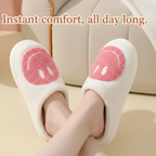 Smiley Face Slipper - Cozy Non-Slip with Soft Inner Lining