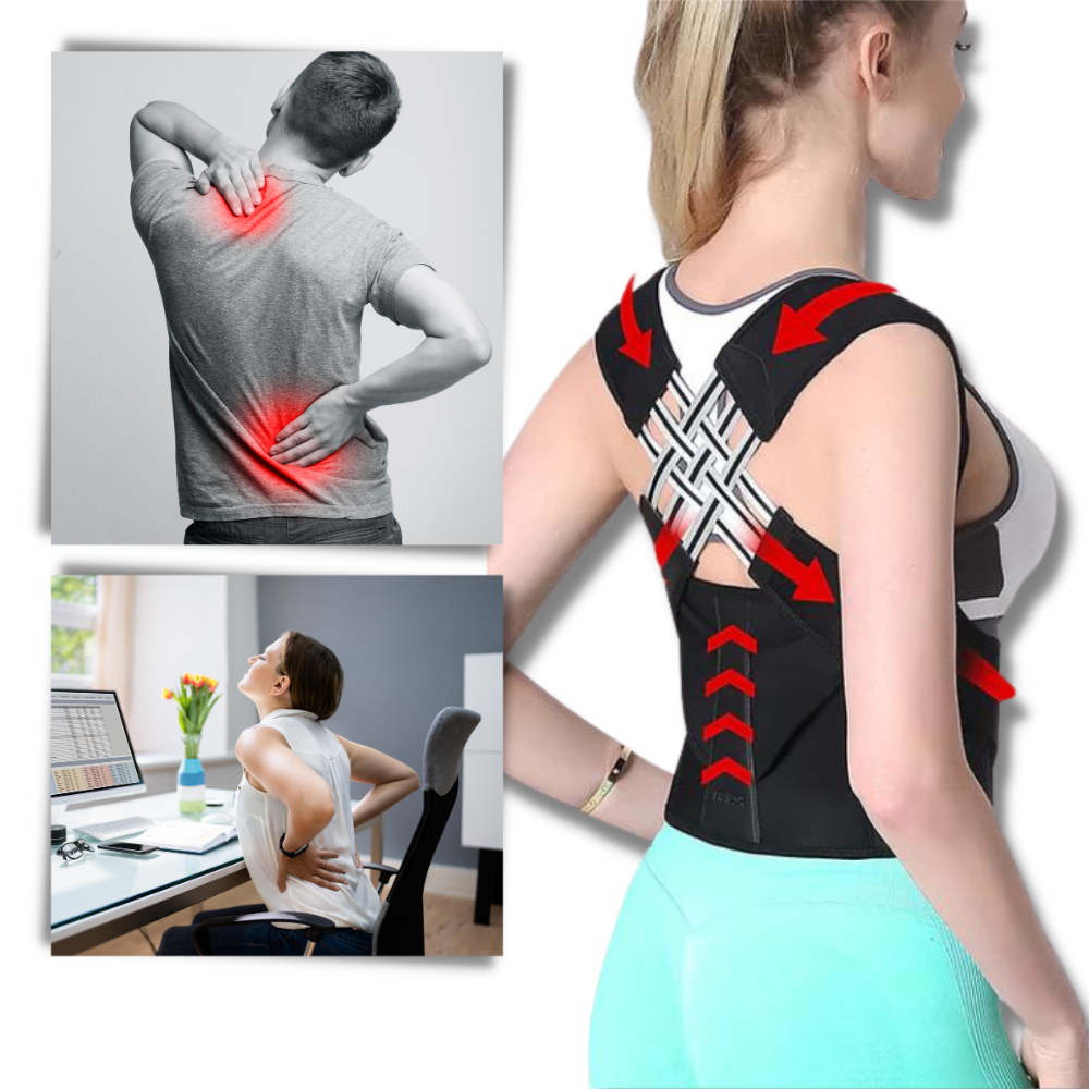 Correcteur de posture instantané XL – renfort dorsal Saneo Posture Pro pour redresse posture