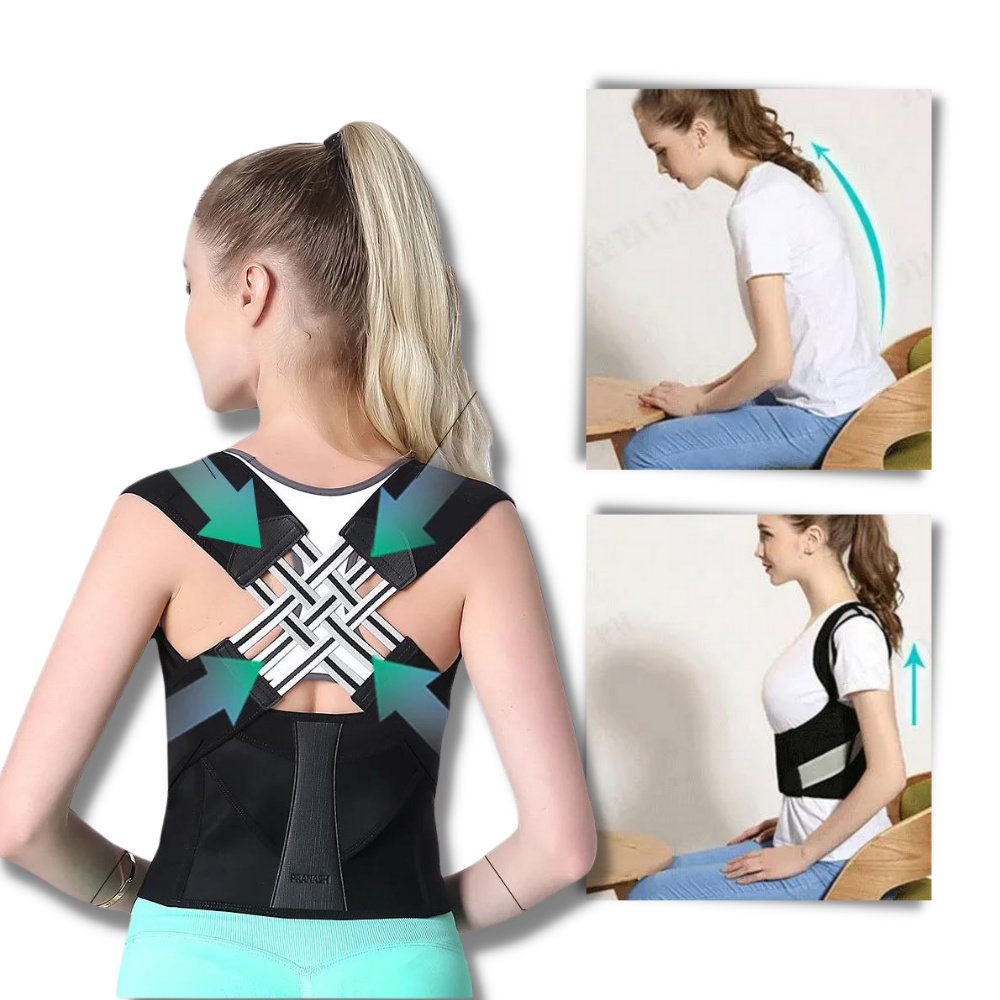 Correcteur de posture instantané XL – renfort dorsal Saneo Posture Pro pour redresse posture