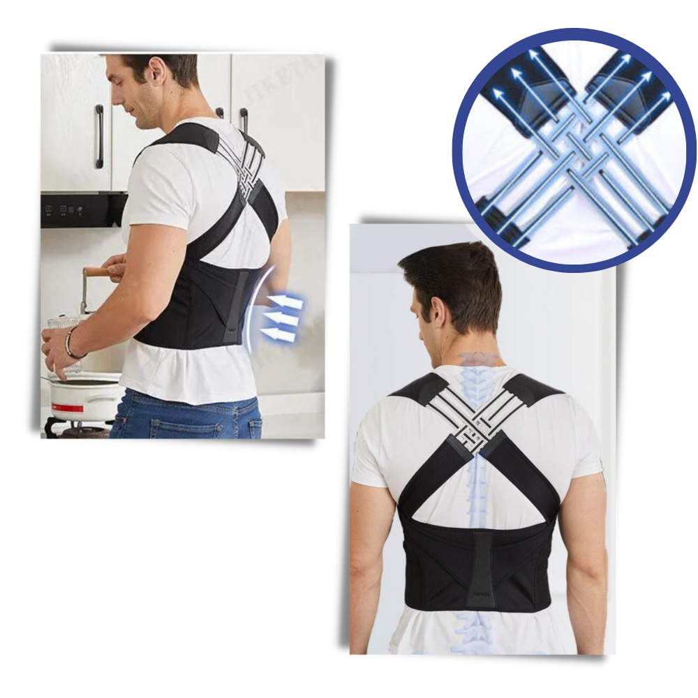 Correcteur de posture instantané XL – renfort dorsal Saneo Posture Pro pour redresse posture