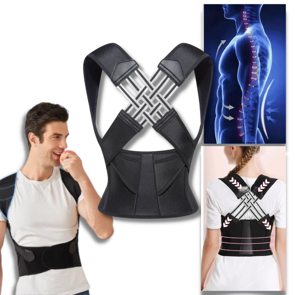 Correcteur de posture instantané XL – renfort dorsal Saneo Posture Pro pour redresse posture