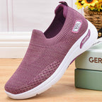 Women's Cushioned Orthopedic Slip-On Trainers | Lightweight, Flexible Fit & Enhanced Comfort for Active Lifestyle
