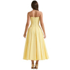 Strapless Midi Dress