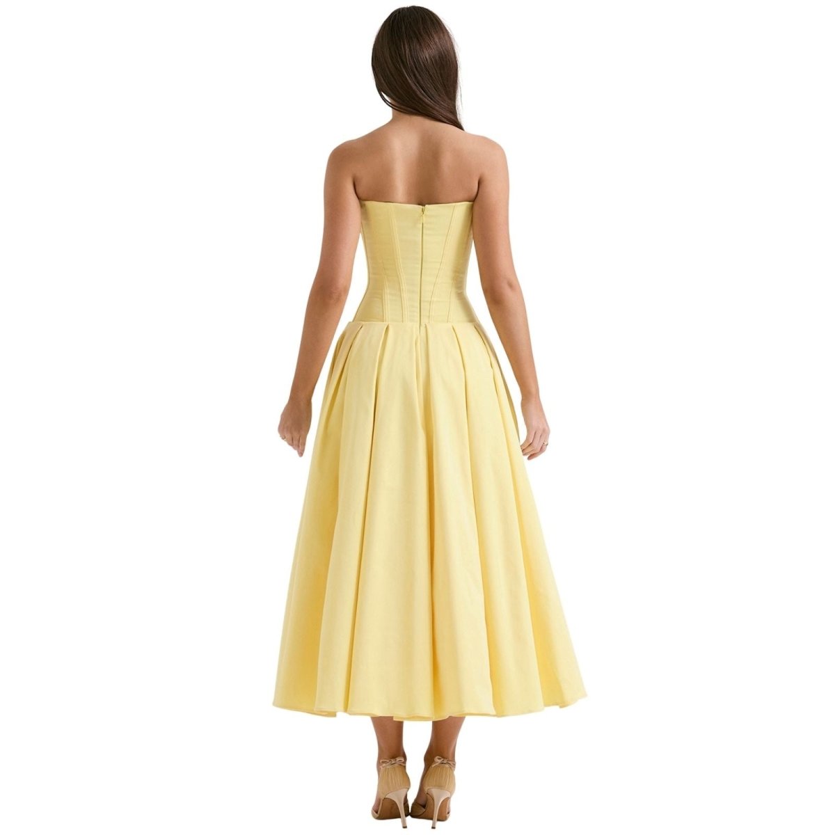 Strapless Midi Dress